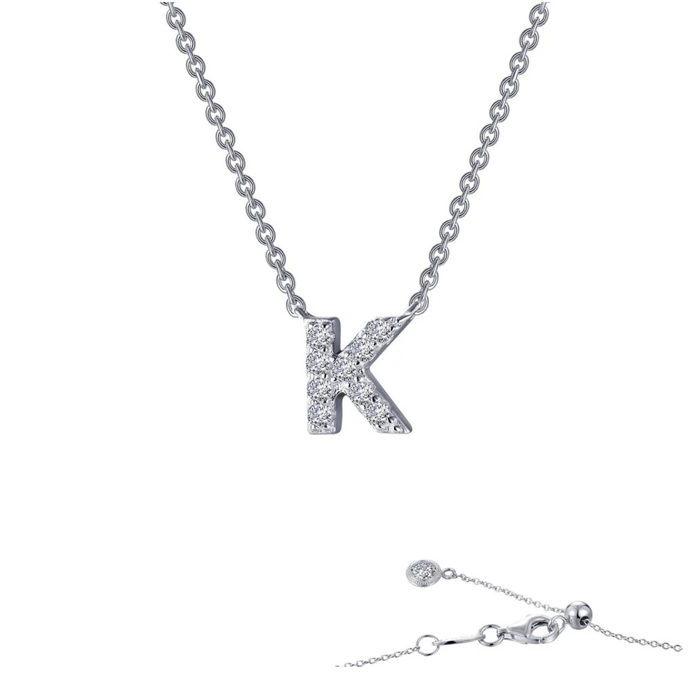 Lafonn Letter “K” Pendant Necklace - Picture 4 of 4